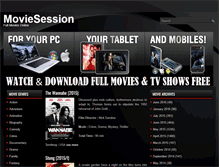 Tablet Screenshot of moviesession.net